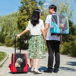 Small Pet Wheeler Carrier Backpack