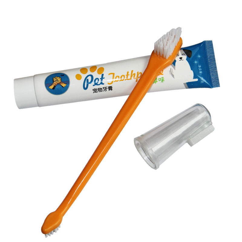 Pet Toothpaste and Toothbrush