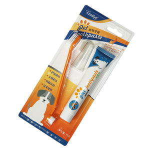 Pet Toothpaste and Toothbrush